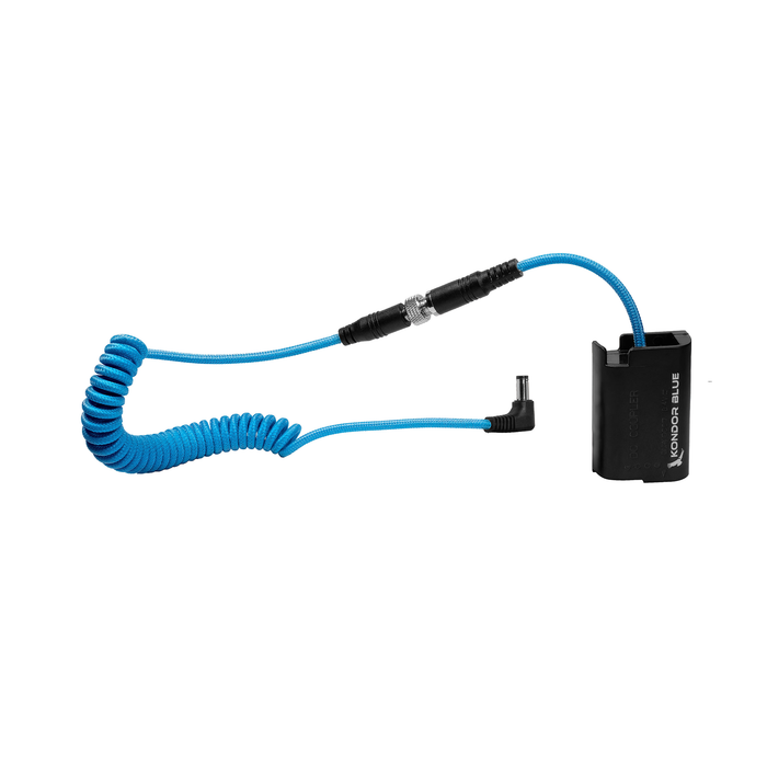 Kondor Blue DC 2.1mm to DMW-BLK22 Dummy Battery Cable for Lumix GH6, S5II & S5IIX