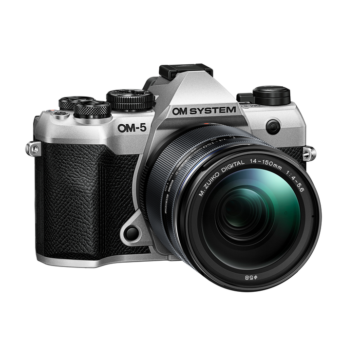 OM System OM-5 Mark II Mirrorless Camera with 14-150mm f/4.0-5.6 II OM Lens - Silver