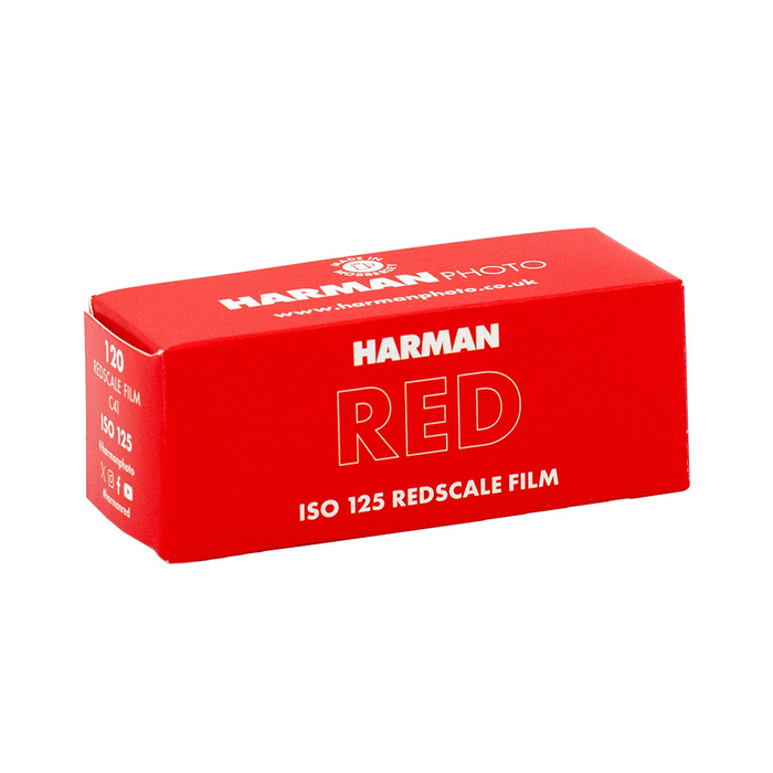 Harman Red 125 Redscale Color Negative - 120 Film, Single Roll