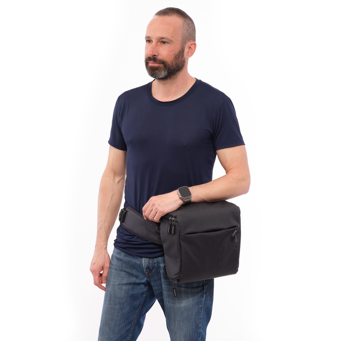 Shimoda Side Street 22 Backpack Starter Kit with Medium Modular Top Loader - Anthracite Black
