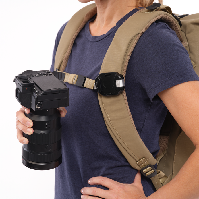 Shimoda Side Street 22 Backpack Starter Kit with Medium Modular Top Loader - Anthracite Black