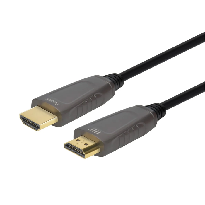 Monoprice 8K Ultra High Speed Fiber Optic Certified HDMI Cable, 65' - Black