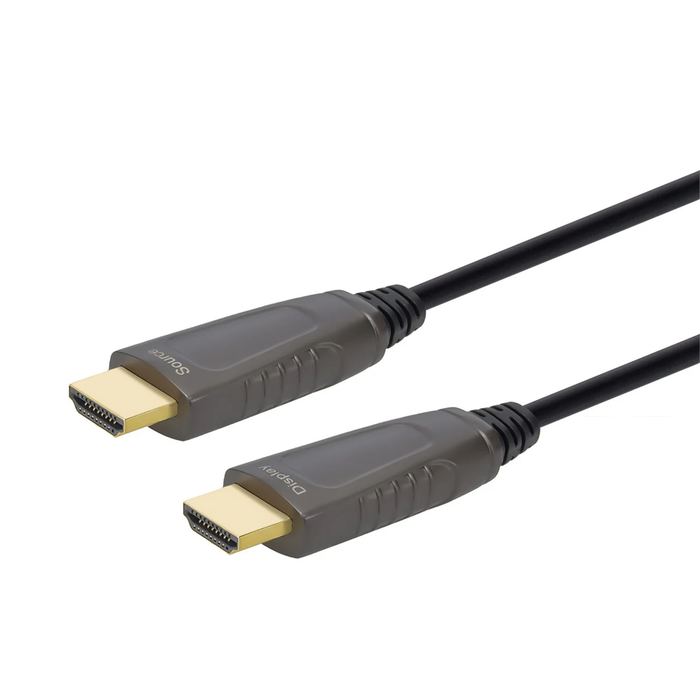 Monoprice 8K Ultra High Speed Fiber Optic Certified HDMI Cable, 32' - Black