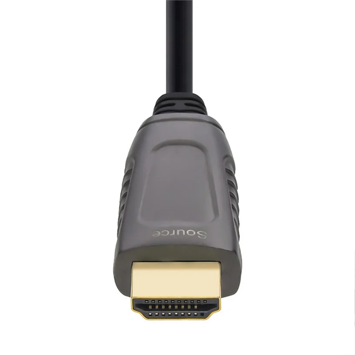Monoprice 8K Ultra High Speed Fiber Optic Certified HDMI Cable, 32' - Black