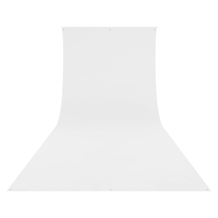 Westcott Wrinkle-Resistant Backdrop, 9' x 20' - High-Key White