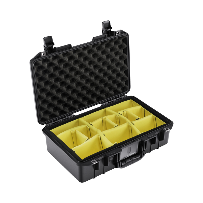 Pelican 1485 Air Case with Padded Dividers & Lid Foam - Black