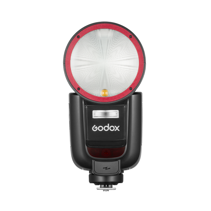 Godox V1Pro Round Head Camera Flash for Fujifilm Red Ring