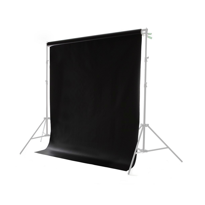 Savage Infinity Solid Vinyl Background, 10' x 20' - Matte Black (In Store Pick Up Only)