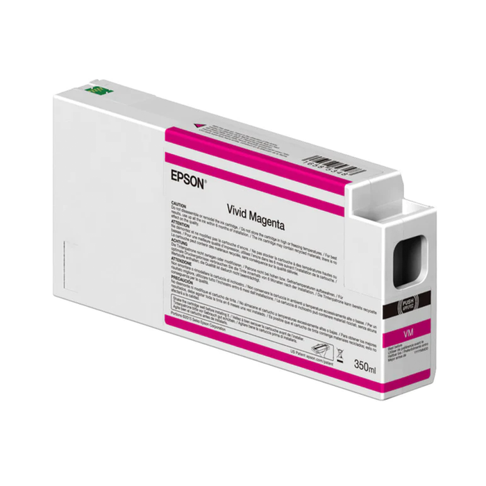 Epson T54X300 UltraChrome HD Vivid Magenta Ink Cartridge for Select SureColor P-Series Printers - 350mL