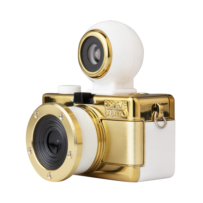 Lomography Fisheye Baby 110 Film Camera - Gold Edition