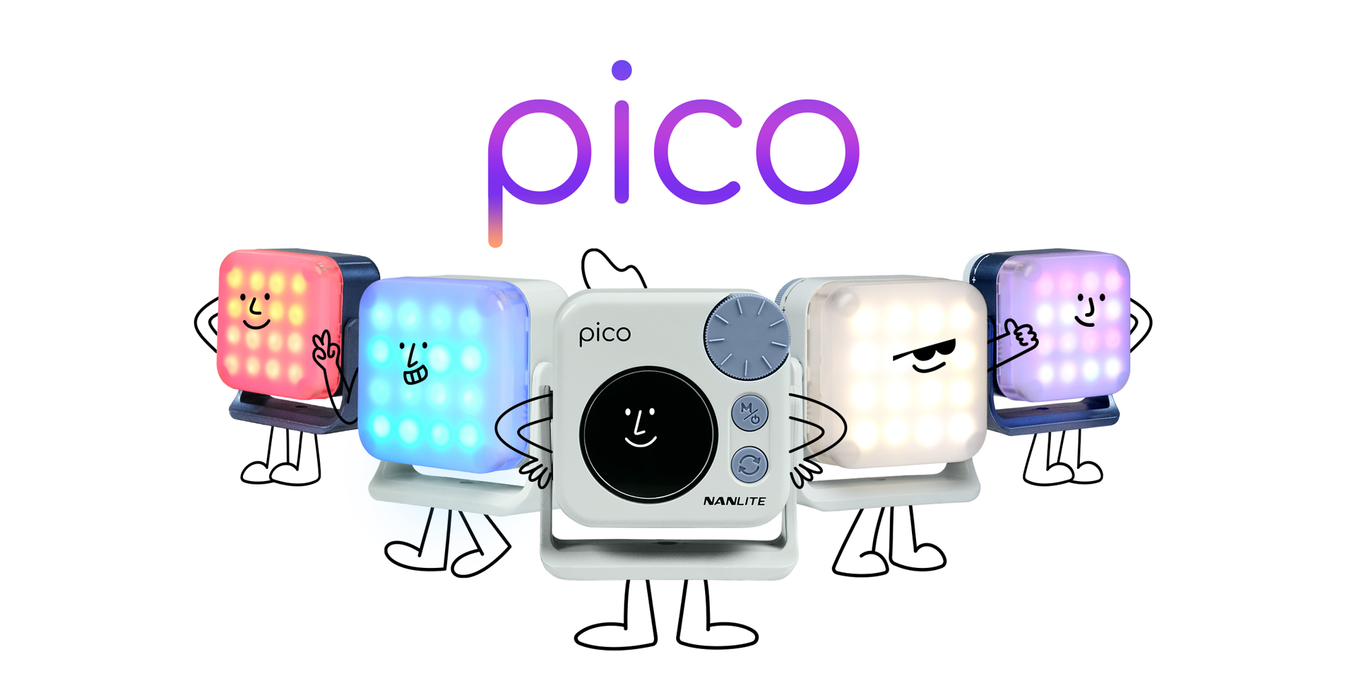 Nanlite Pico Portable RGB LED Pocket Light - Mint Blue