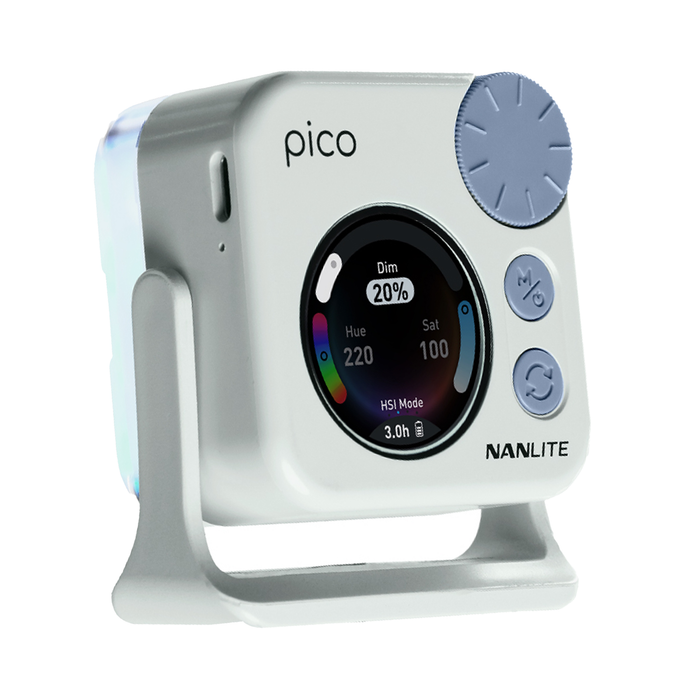 Nanlite Pico Portable RGB LED Pocket Light - Mint Blue