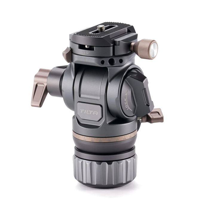 Tilta Travel Video Fluid Head with Flat Base - Space Gray