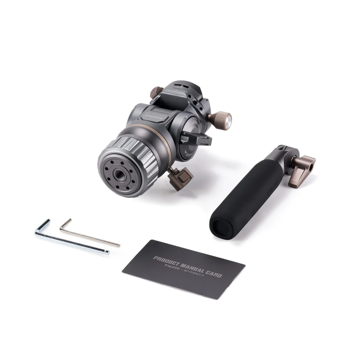 Tilta Travel Video Fluid Head with Flat Base - Space Gray