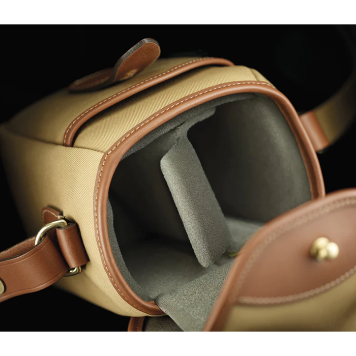Billingham 72 Camera Bag - Black FibreNyte / Black Leather (Olive Lining)
