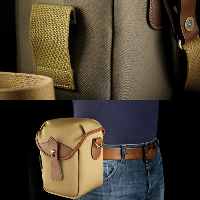 Billingham 72 Camera Bag - Black FibreNyte / Black Leather (Olive Lining)