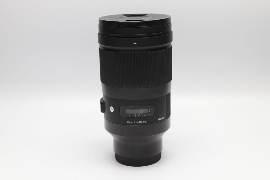Used Sigma 40mm F1.4 DG HSM Sony FE (EX)