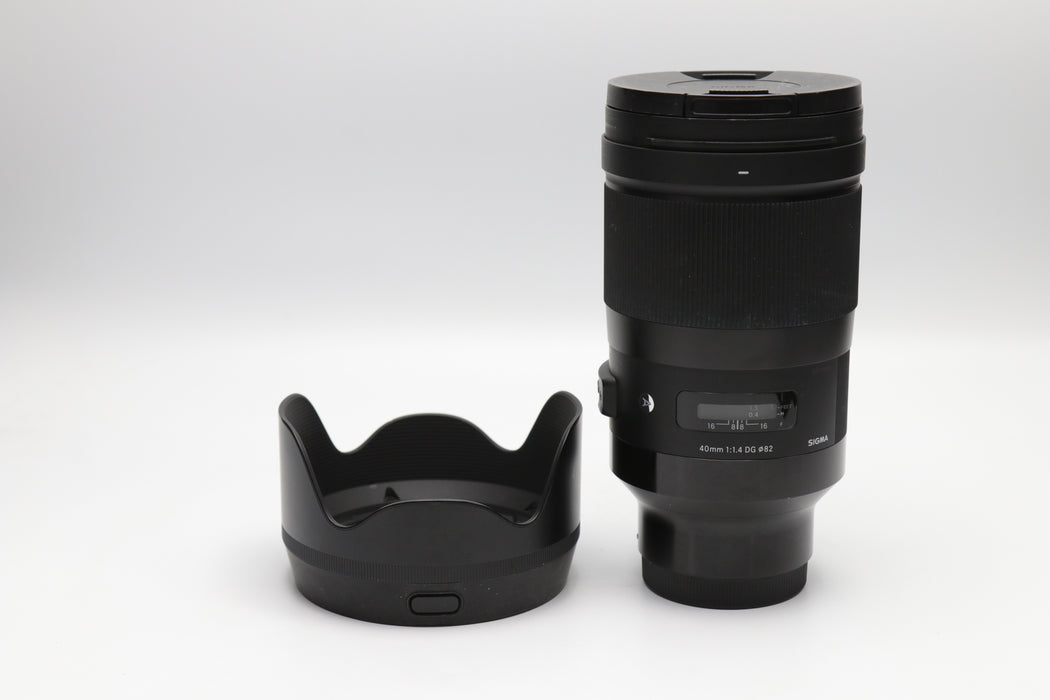 Used Sigma 40mm F1.4 DG HSM Sony FE (EX)