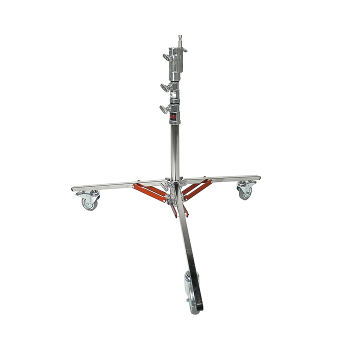Matthews Low Boy Junior Double Riser Rolling Stand 6.25' Chrome