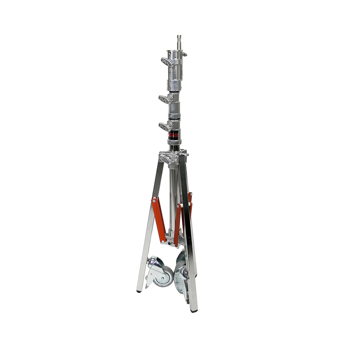 Matthews Low Boy Junior Double Riser Rolling Stand 6.25' Chrome