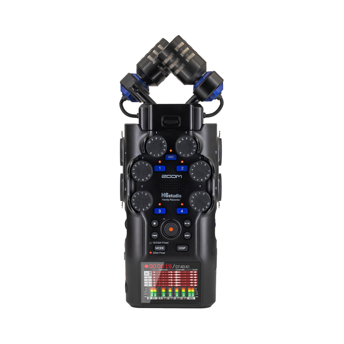 Zoom H6studio 6-Track Handy Recorder with 32-Bit Float Recording