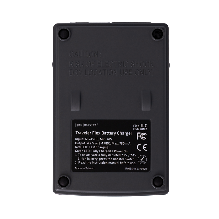 ProMaster Traveler Flex Battery Charger for Interchangeable Camera Batteries