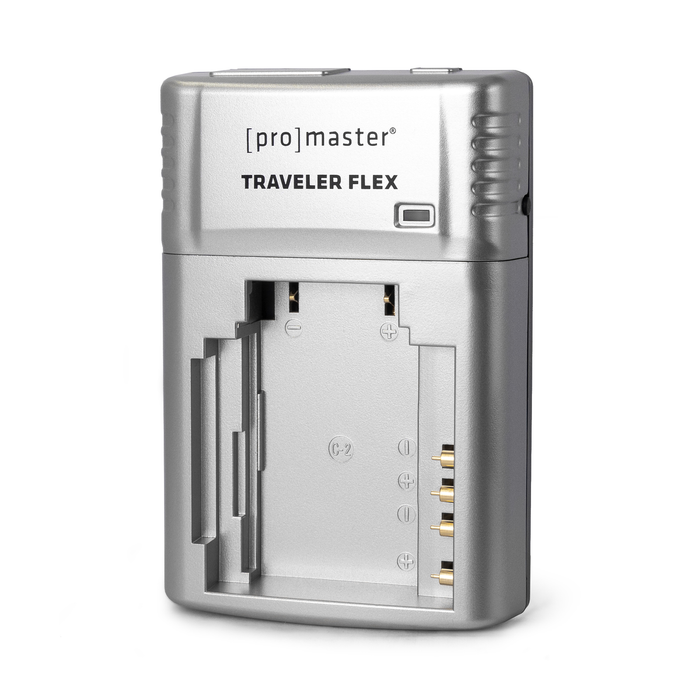 ProMaster Traveler Flex Battery Charger for most Canon Batteries