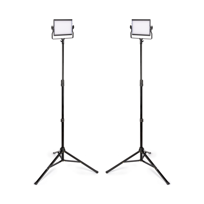 ProMaster Basis B79B Bi-Color LED 2-Light Transport Kit with 5.5’ Light Stands