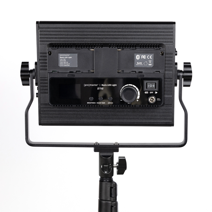ProMaster Basis B79B Bi-Color LED 2-Light Transport Kit with 5.5’ Light Stands