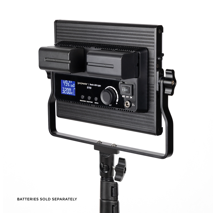 ProMaster Basis B79B Bi-Color LED 2-Light Transport Kit with 5.5’ Light Stands