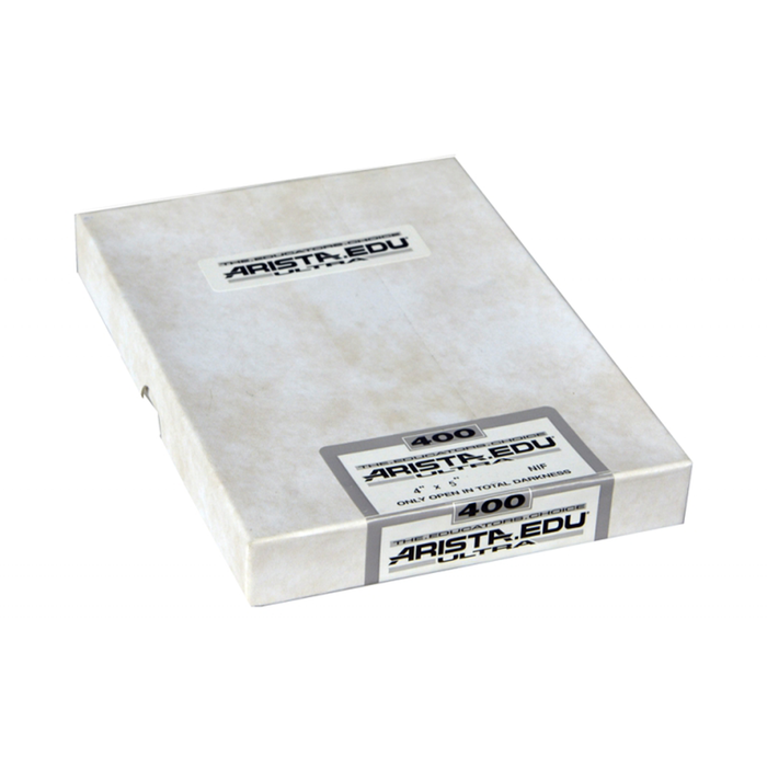 Arista EDU Ultra 400 Black & White Negative, 4x5" Film - 50 Sheets