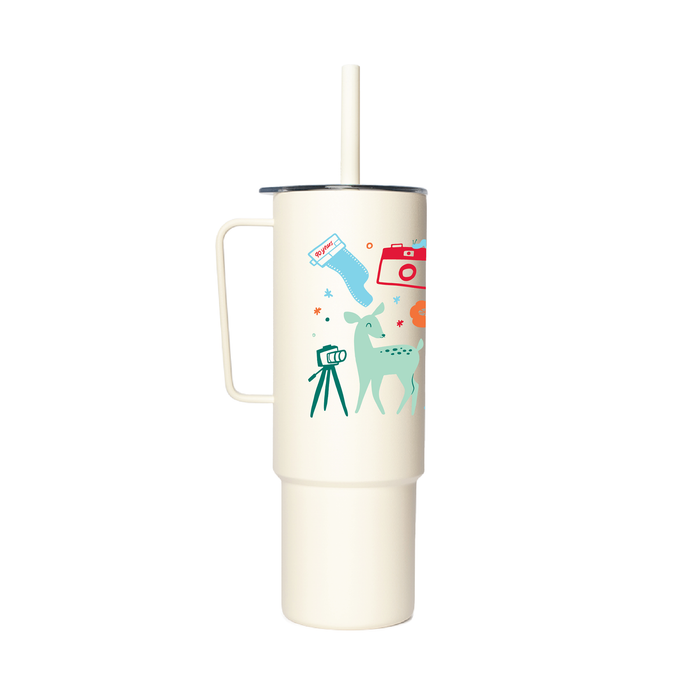 Miir 32oz All Day Straw Cup with Glazer's Animal Collage