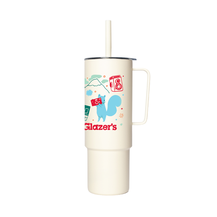 Miir 32oz All Day Straw Cup with Glazer's Animal Collage