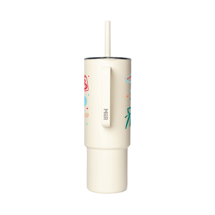 Miir 32oz All Day Straw Cup with Glazer's Animal Collage