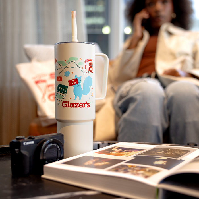 Miir 32oz All Day Straw Cup with Glazer's Animal Collage
