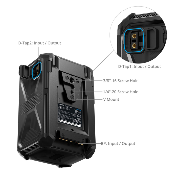 SmallRig x Renan Ozturk X-Touch Smart Triple-Proof V-Mount Battery X99