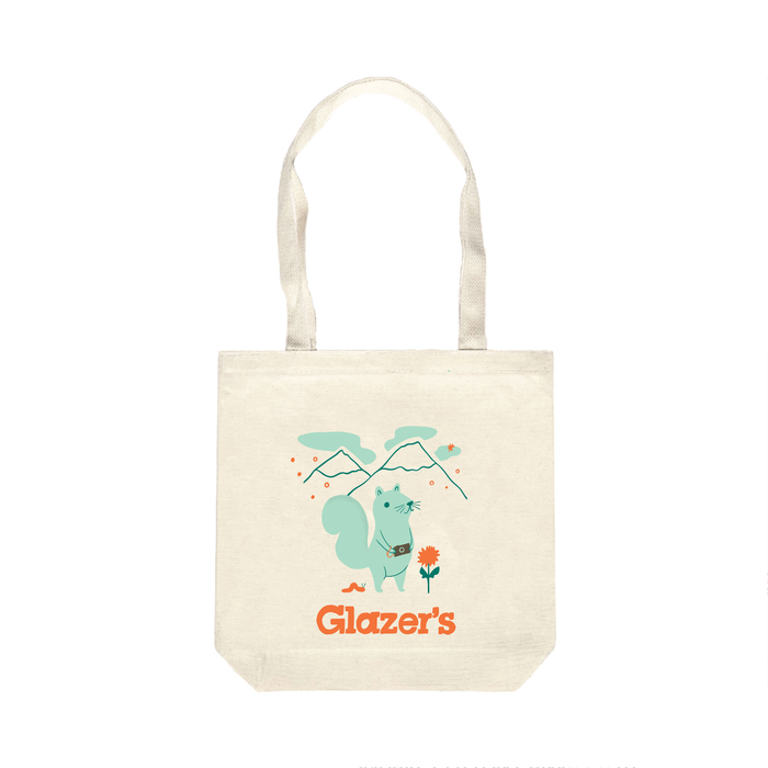Glazer's Squirrel Canvas Tote Bag