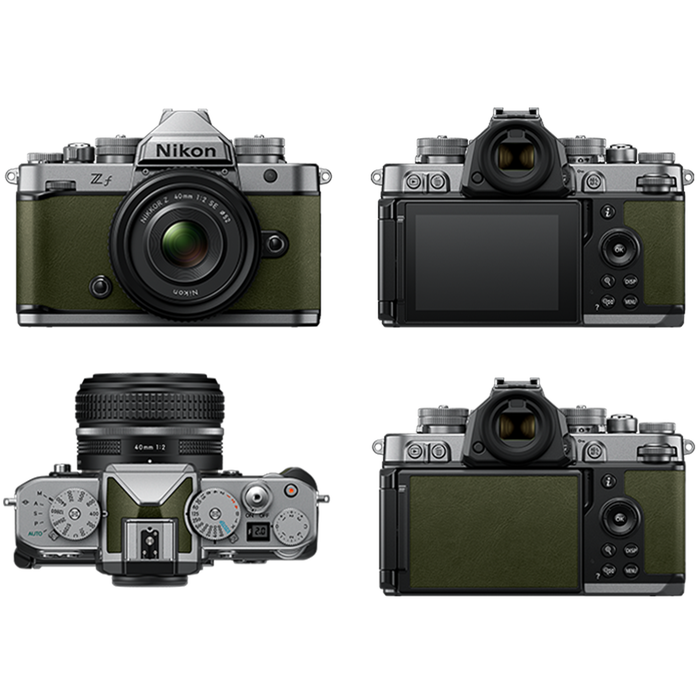 Nikon Zf Mirrorless Camera - Silver & Moss Green