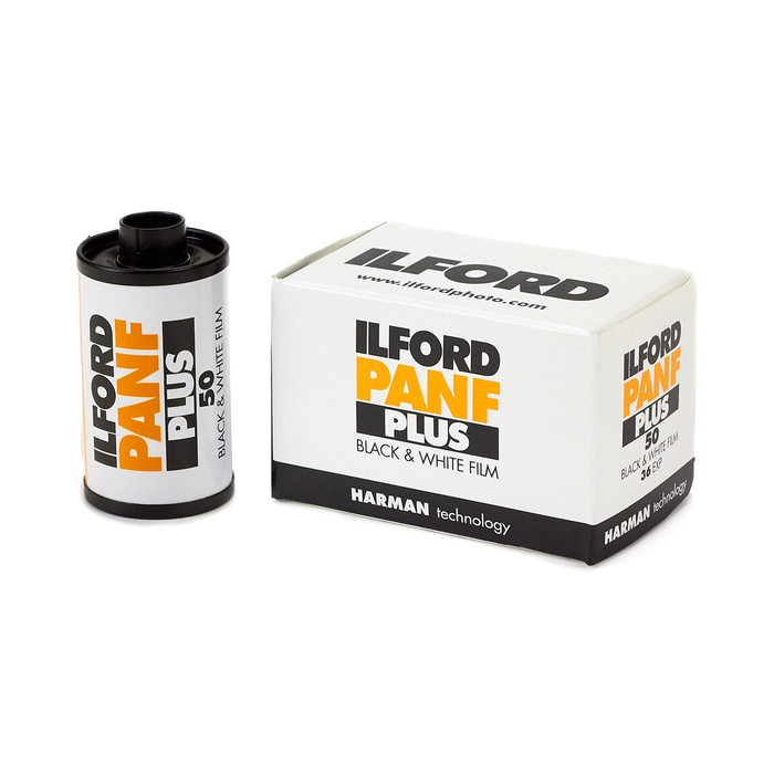 Ilford Pan F Plus 50 Black & White Negative - 35mm Film, 36 Exposures, Single Roll