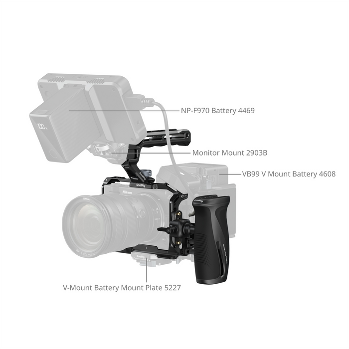 SmallRig Camera Cage Kit for Nikon ZR with Top & Side Handles (Advanced Edition) 5468