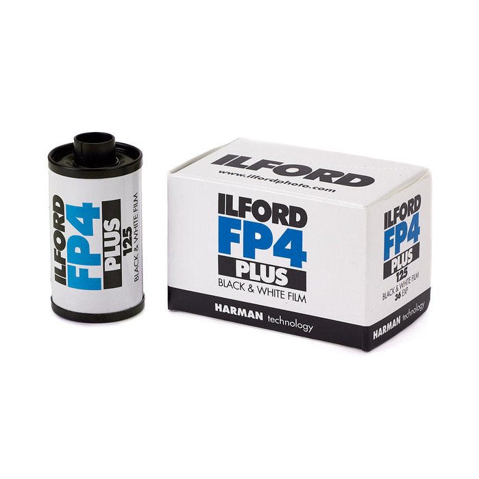 Ilford FP4 Plus 125 Black & White Negative - 35mm Film, 36 Exposures, Single Roll