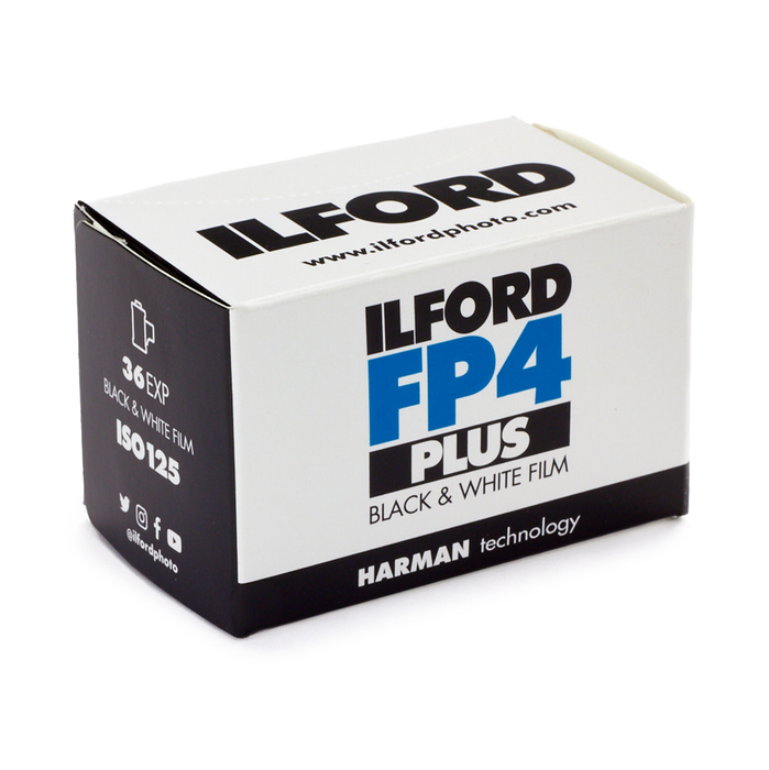 Ilford FP4 Plus 125 Black & White Negative - 35mm Film, 36 Exposures, Single Roll