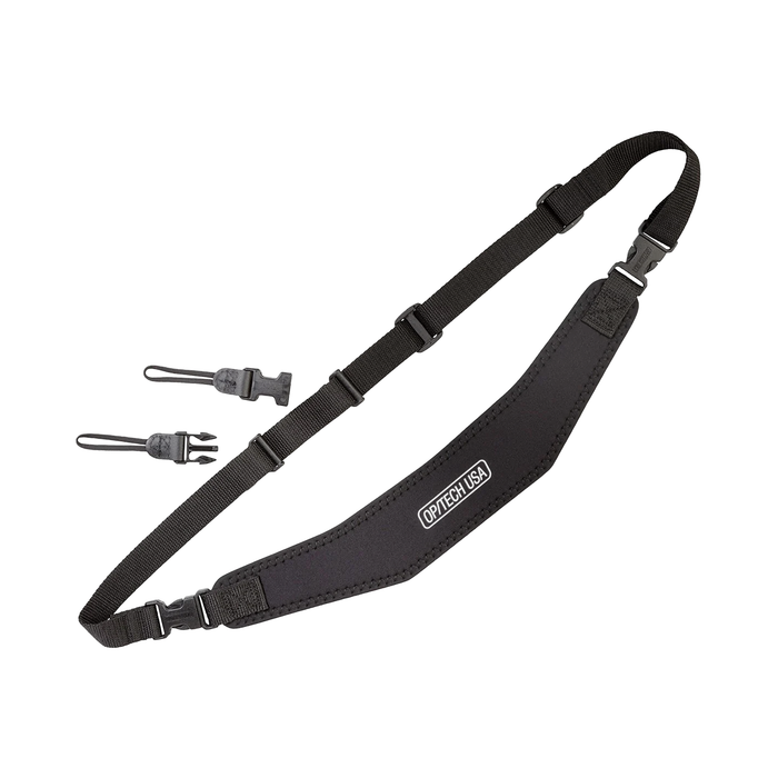 Op/Tech Utility Sling with Uni-Loop Connectors (1/4" Webbing), 26.5-31" - Black