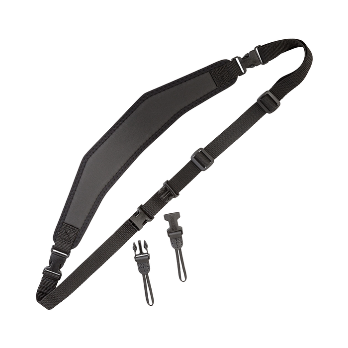 Op/Tech Utility Sling with Uni-Loop Connectors (1/4" Webbing), 26.5-31" - Black