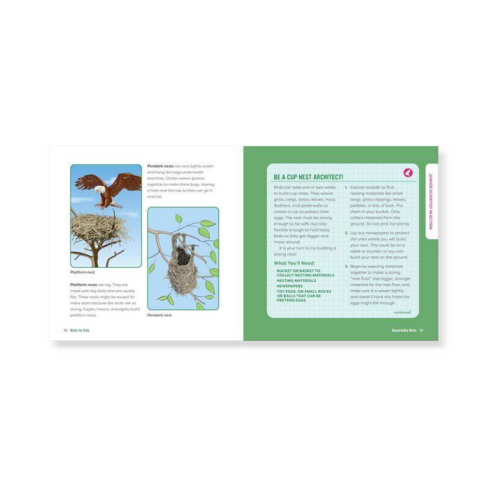 Birds for Kids: A Junior Scientist's Guide to Owls, Eagles, Penguins, and Other Bird Species