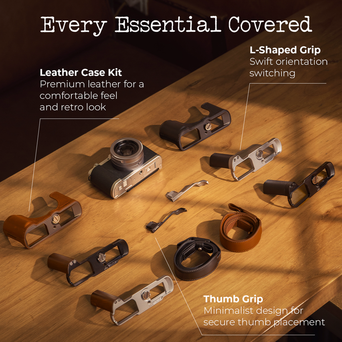 SmallRig Leather Half Case for LUMIX L10 5699 - Brown