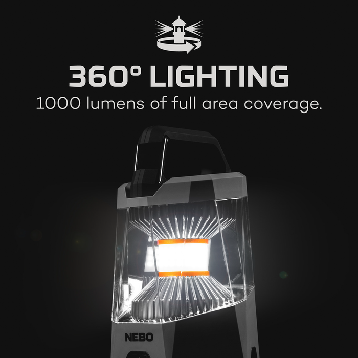 Nebo Galileo 1000 Flex Rechargeable Lantern & Power Bank