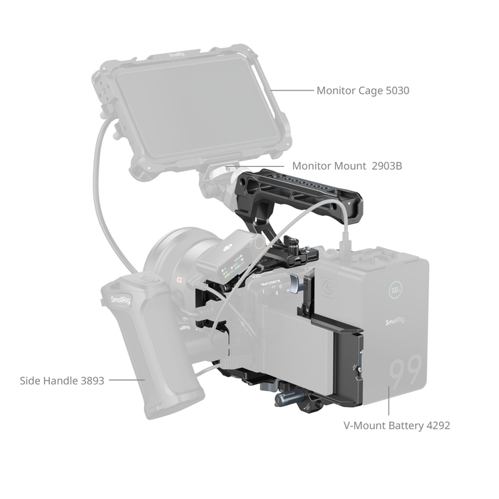 SmallRig Camera Cage Kit for Sony FX3 / FX30 5823