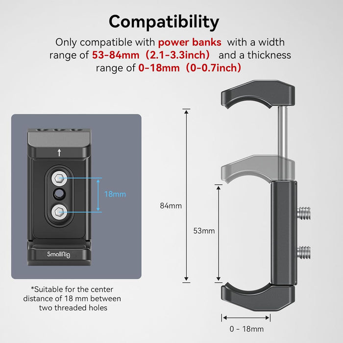 SmallRig Holder for Portable Power Banks BUB2336