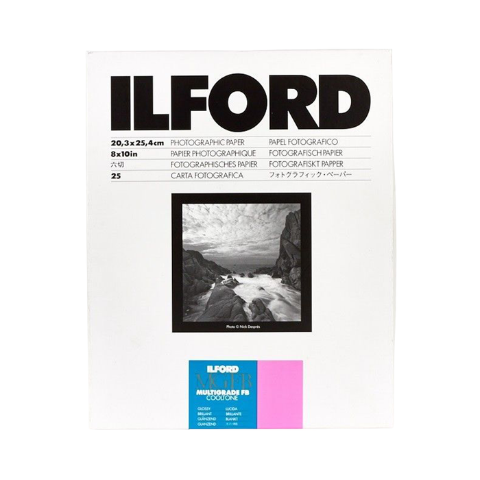 Ilford Multigrade FB Cooltone Black & White Enlarging Paper, Glossy, 11 x 14" - 50 Sheets